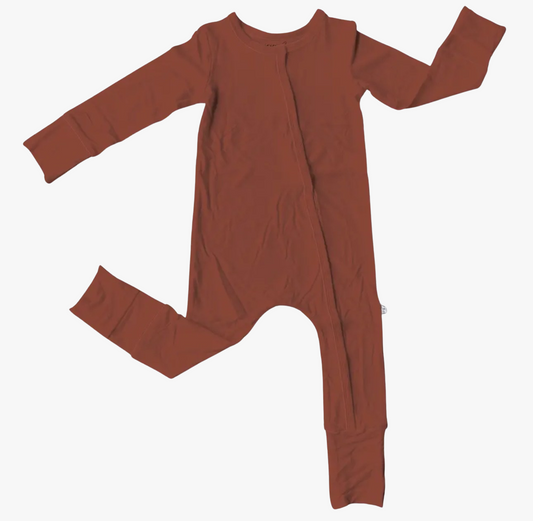 Clay Bamboo Snap Romper