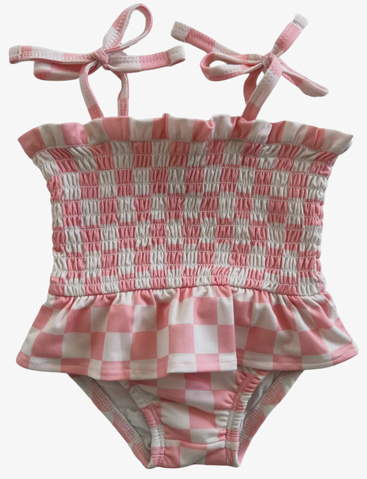 Strawberry Shortcake Checkered Swimsuit